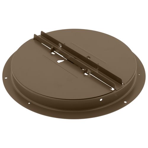 Main product image of 10" Steel Round Duct Ring w/ Butterfly Damper (Brown)