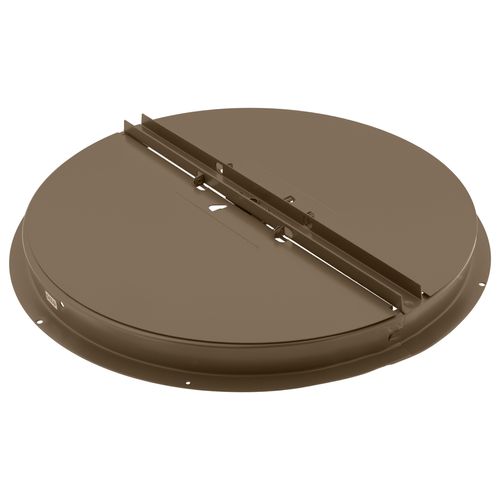 Main product image of 14" Steel Round Duct Ring w/ Butterfly Damper (Brown)