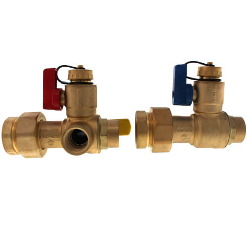 Main product image of 1" Sweat Isolator E-X-P E2 Tankless Water Heater Service Valve Kit (Lead Free)