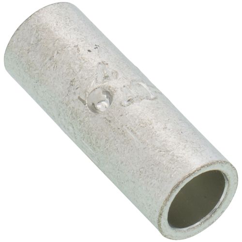 Main product image of Two-Way Standard Barrel Copper Splice Connector, Wire Size 4 AWG (Gray)