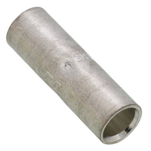 Main product image of Two-Way Standard Barrel Copper Splice Connector, Wire Size 1/0 AWG (Pink)