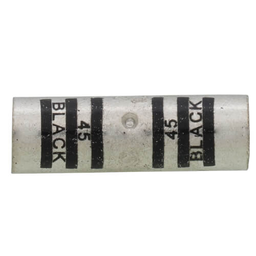 Main product image of Two-Way Standard Barrel Copper Splice Connector, Wire Size 2/0 AWG (Black)
