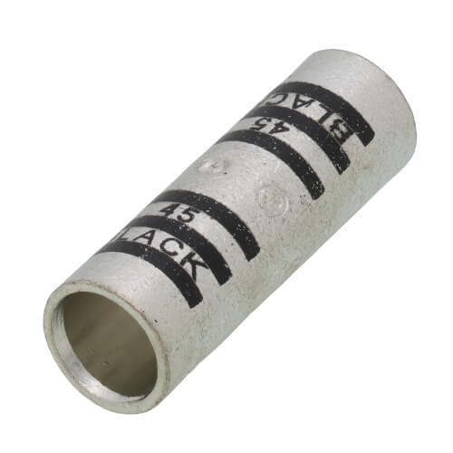 Main product image of Two-Way Standard Barrel Copper Splice Connector, Wire Size 2/0 AWG (Black)