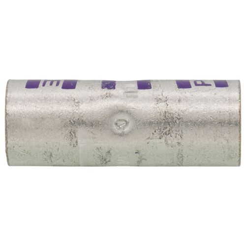 Main product image of Two-Way Standard Barrel Copper Splice Connector, Wire Size 4/0 AWG (Purple)
