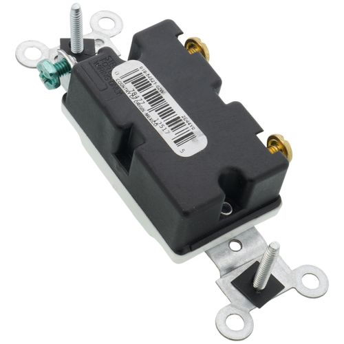 Main product image of Single Pole Commercial Toggle Switch, 20A, Side Wired - White (120/277V)