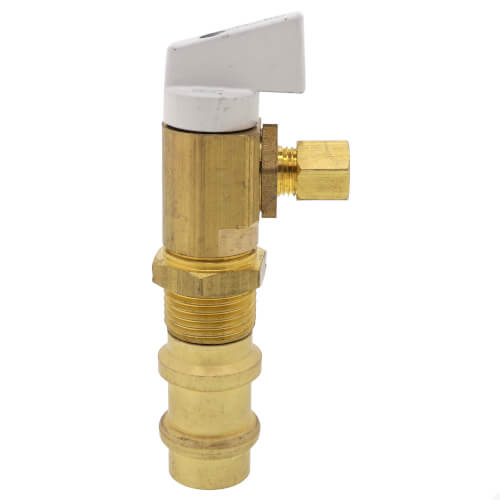 545R - Everflow 545R - Press 1/4 Turn Icemaker Valve (White)