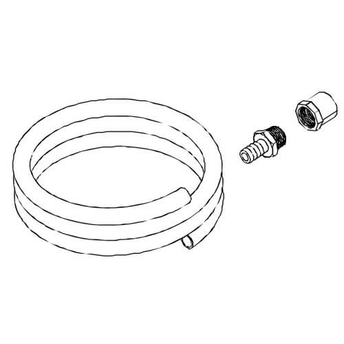 Main product image of 10' Drain Tube & Fitting for Model 1870F Dehumidifiers