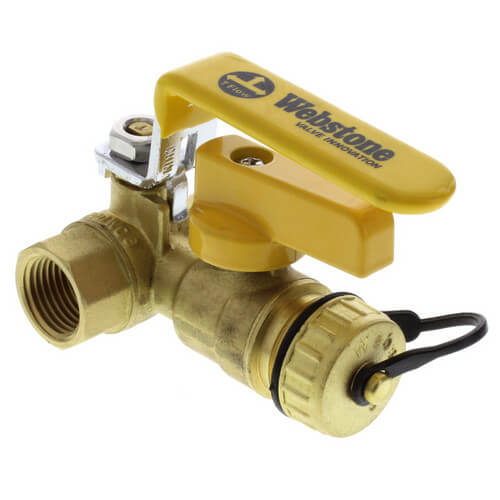 Main product image of 1/2" Sweat x IPS Pro-Pal Full Port Ball Valve w/ Hose Drain