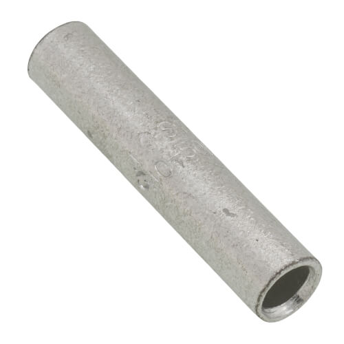 Main product image of Two-Way Long Barrel Copper Splice Connector, Wire Size #4 AWG, (Gray)