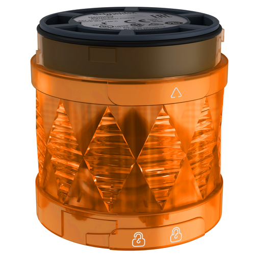 Main product image of Harmony XVU Illuminated LED Modular Tower Light, Blinking, IP65 - Orange (24 VAC/DC)