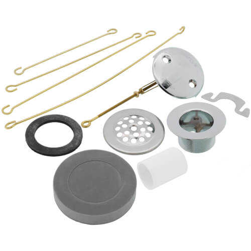 Main product image of 550 Quick Adjust 24" Tubular Plastic Bath Waste Trip Lever Kit (Chrome Plated)