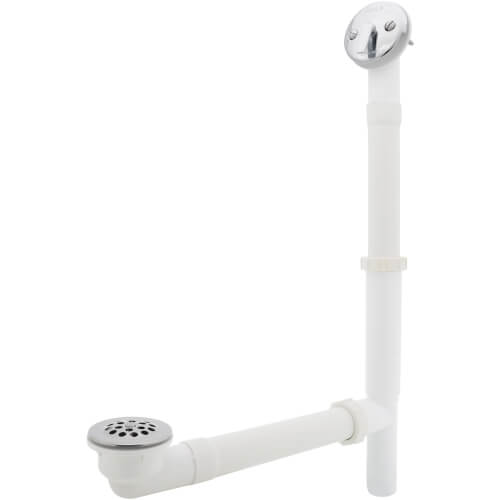 Main product image of 550 Quick Adjust 24" Tubular Plastic Bath Waste Trip Lever Kit (Chrome Plated)