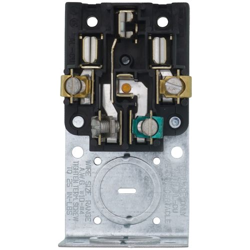 Main product image of Industrial Grade Surface Mounting Straight Blade Power Receptacle, 3P, 50A, NEMA 14-50R - Black (125/250V)