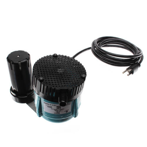 1-ABS, 1/4" Discharge Shallow Pan Condensate Removal Pump (115V)