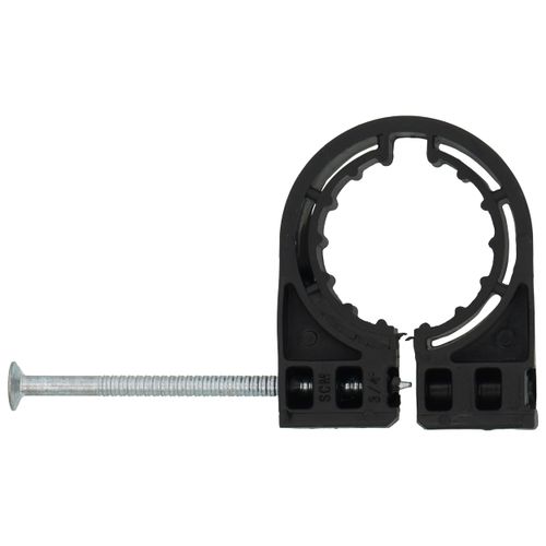 Main product image of Tube Hanger w/ Nail for 3/4" CTS Copper, PEX, and CPVC Tubing (Bag of 50)