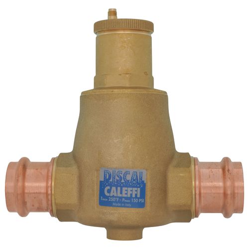 Main product image of 1-1/2" Integral Press 551 Series DISCAL Air Separator w/ Service Valve