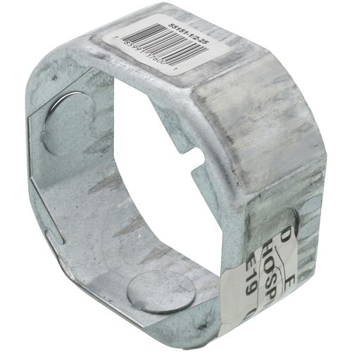 Main product image of 4" x 1-1/2" Deep Octagon Box Extension Ring w/ 1/2" Knockouts