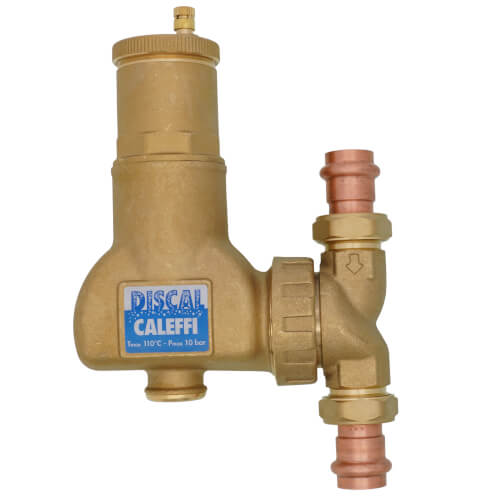 Main product image of 3/4" Press Union DISCAL Rotating Collar Air Separator