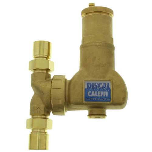 Main product image of 1" Sweat Discal Vertical Pipes Air Separator, 9.3 GPM