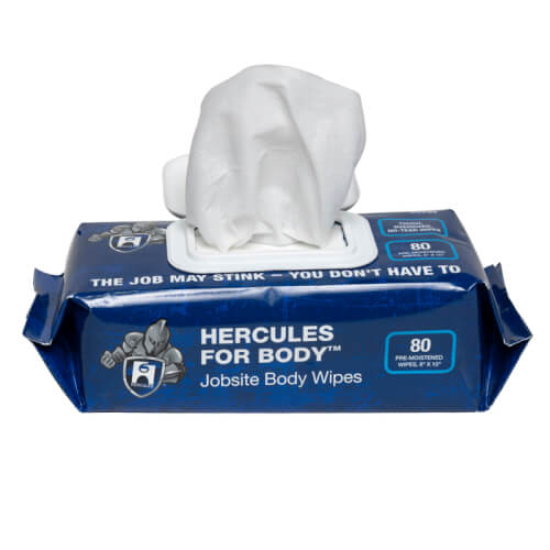 55335 Hercules 55335 Hercules for Body Jobsite Body Wipes Plain