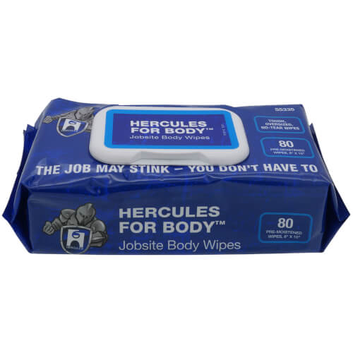 55335 Hercules 55335 Hercules for Body Jobsite Body Wipes Plain