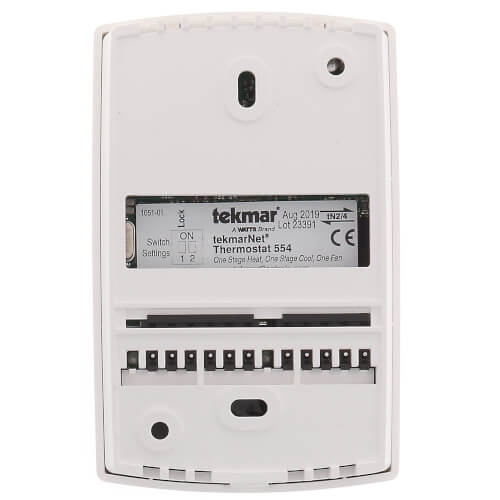 Main product image of tekmarNet Thermostat - One Stage Heat, One Stage Cool, Fan
