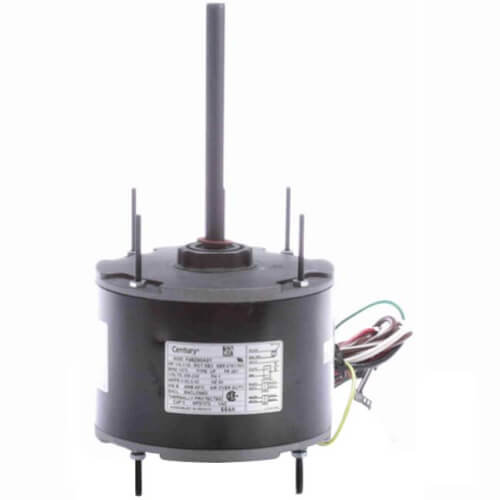 Main product image of 1/6-1/10 HP 208-230v 2 Speed Condenser Fan Motor, 1075 RPM, F48Y Frame, TEAO