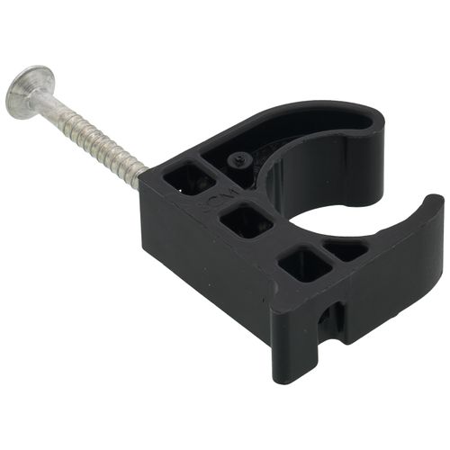 Main product image of PickUp Tube Talon w/ Nail for 1/2" Copper, PEX and CPVC Tubing, Black (Box of 100)