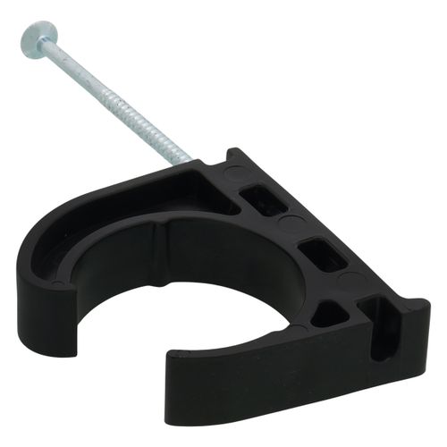 Main product image of PickUp Tube Talon w/ Nail for 1-1/4" Copper, PEX and CPVC Tubing, Black (Pack of 250)