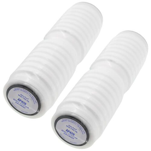 Aqua-Pure AP420, Whole House Filter Replacement Cartridge (Normal Sediment & Scale Inhibitor) - 2 Pack