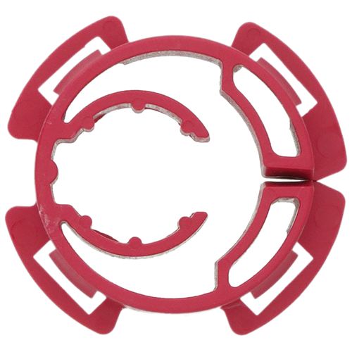 Main product image of 1/2" to 3/4" CTS Pipe Eye Metal Stud Insulator for Hot Side Supply (Red)