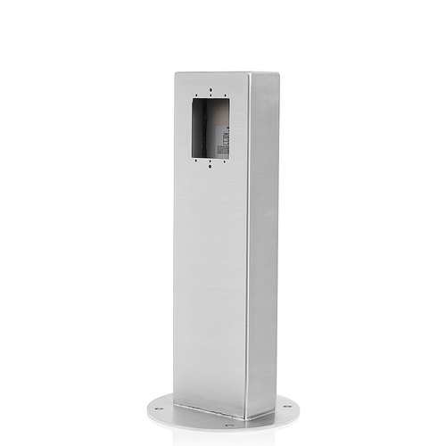 Main product image of 1-Gang 18" Stainless Steel Power Pedestal, Surface Mount, NEMA 3R, Brushed, Stainless Steel