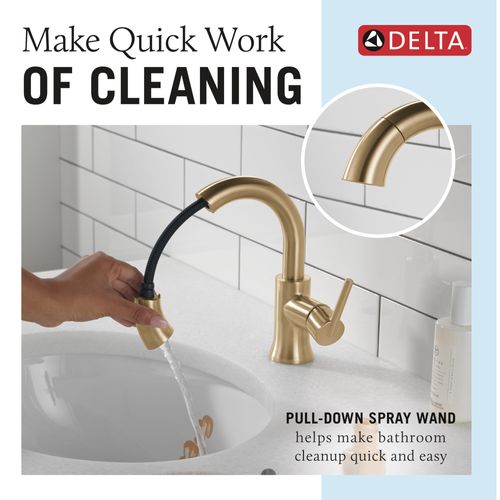 Main product image of Trinsic 1 Handle Pull Down Bathroom Faucet (Champagne Bronze), 559HAR-CZPD-DST