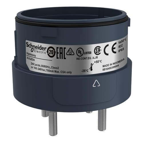 Main product image of Harmony XVU Fixing Unit for Modular Tower Lights, 4 Pins, Direct Mounting - Black
