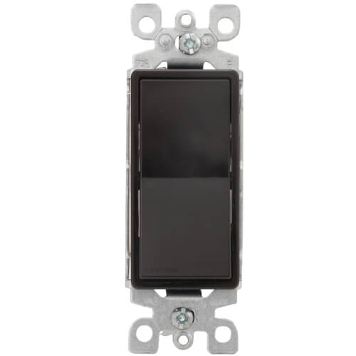 Main product image of Single-Pole AC Quiet Decora Rocker Switch - Brown (120V)