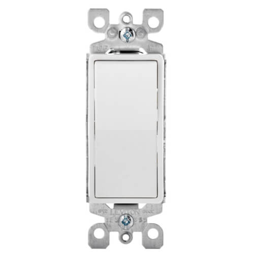 Main product image of Decora Antimicrobial Rocker Switch, Single-Pole - White (15 Amp, 120/277V)