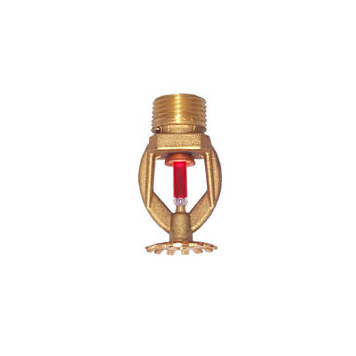 Main product image of Quick Response Chrome Pendent Sprinkler Head - 200°F (1/2" Thread)