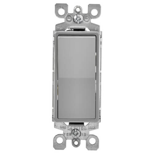 Main product image of 3-Way Decora Rocker Light Switch - Gray (120/277V)