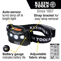Main product image of 400 Lumen Rechargeable All-Day Runtime Headlamp w/ Fabric Strap