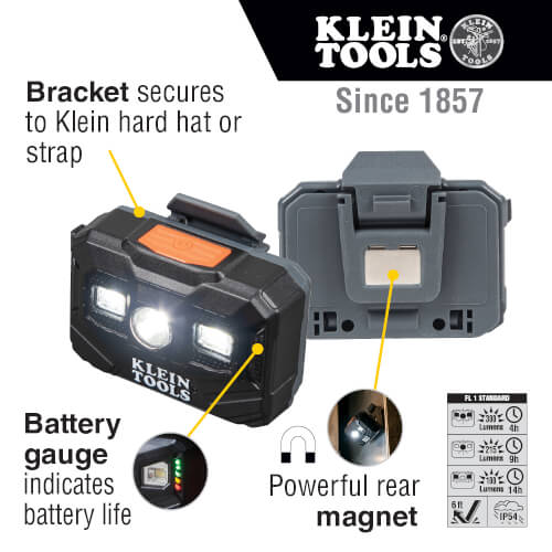 Main product image of 300 Lumen Rechargeable All-Day Runtime Headlamp & Work Light