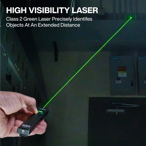 Main product image of Rechargeable Slim-Profile LED Pocket Flashlight with Laser