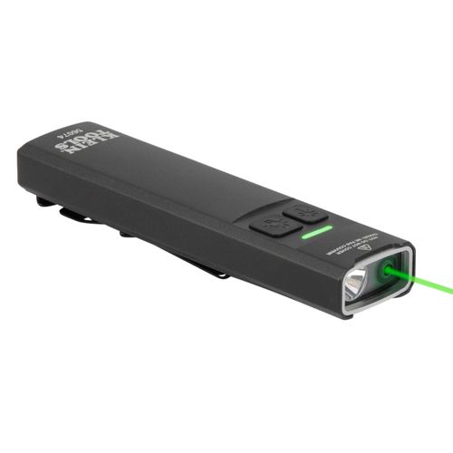 Main product image of Rechargeable Slim-Profile LED Pocket Flashlight with Laser