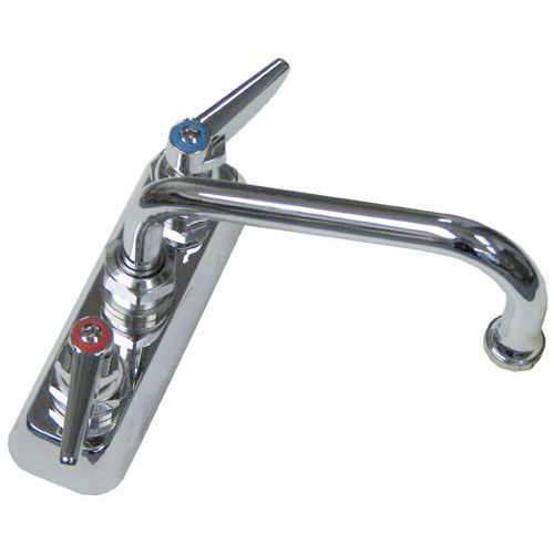 Main product image of Workboard Faucet, Deck Mount, 4" Centers, 6" Swing Nozzle, Lever Handles, B-1110