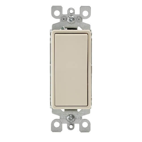 Main product image of Single-Pole Decora Illuminated Rocker Switch - Light Almond (120/277V)