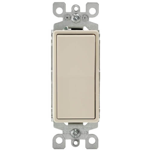 Main product image of 3-Way Decora Illuminated Rocker Light Switch - Light Almond (120/277V)