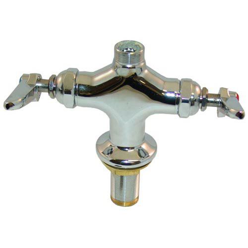 Main product image of Easy Install Base Faucet: Single Hole, Deck Mount, Swivel, Sc Eterna, Lever Handles, 014207-40