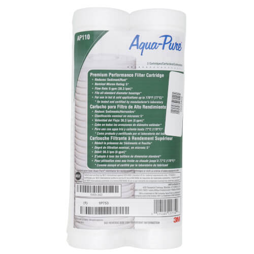 Main product image of Aqua-Pure AP110, Whole House Filter Replacement Cartridge (Fine/Normal Sediment) - 2 Pack