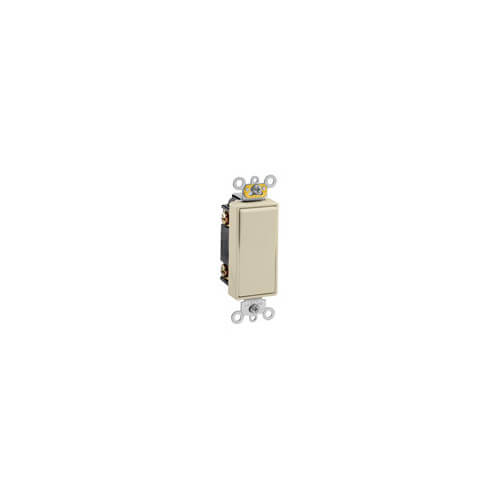 Main product image of 3-Way Decora Plus Rocker Light Switch, Commercial Grade, 20A - Ivory (120/277V)
