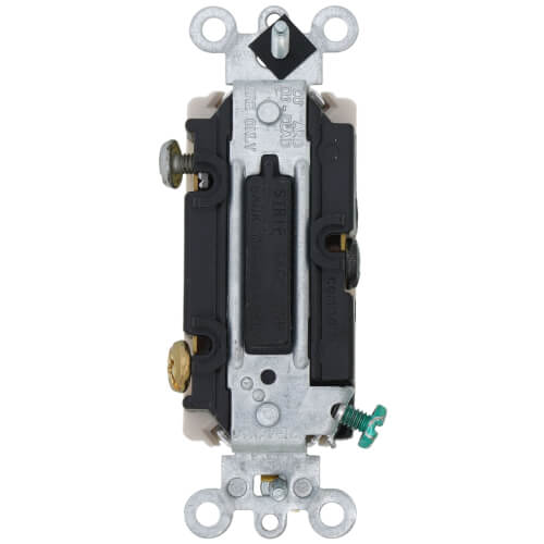 Main product image of Single-Pole Decora Plus Rocker Pilot Light, Illuminated On, Commercial Grade, 20A - Light Almond (120V)