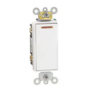 Main product image of 3-Way Decora Plus Illuminated Light Switch, Commercial Grade, 20A - White (120V)